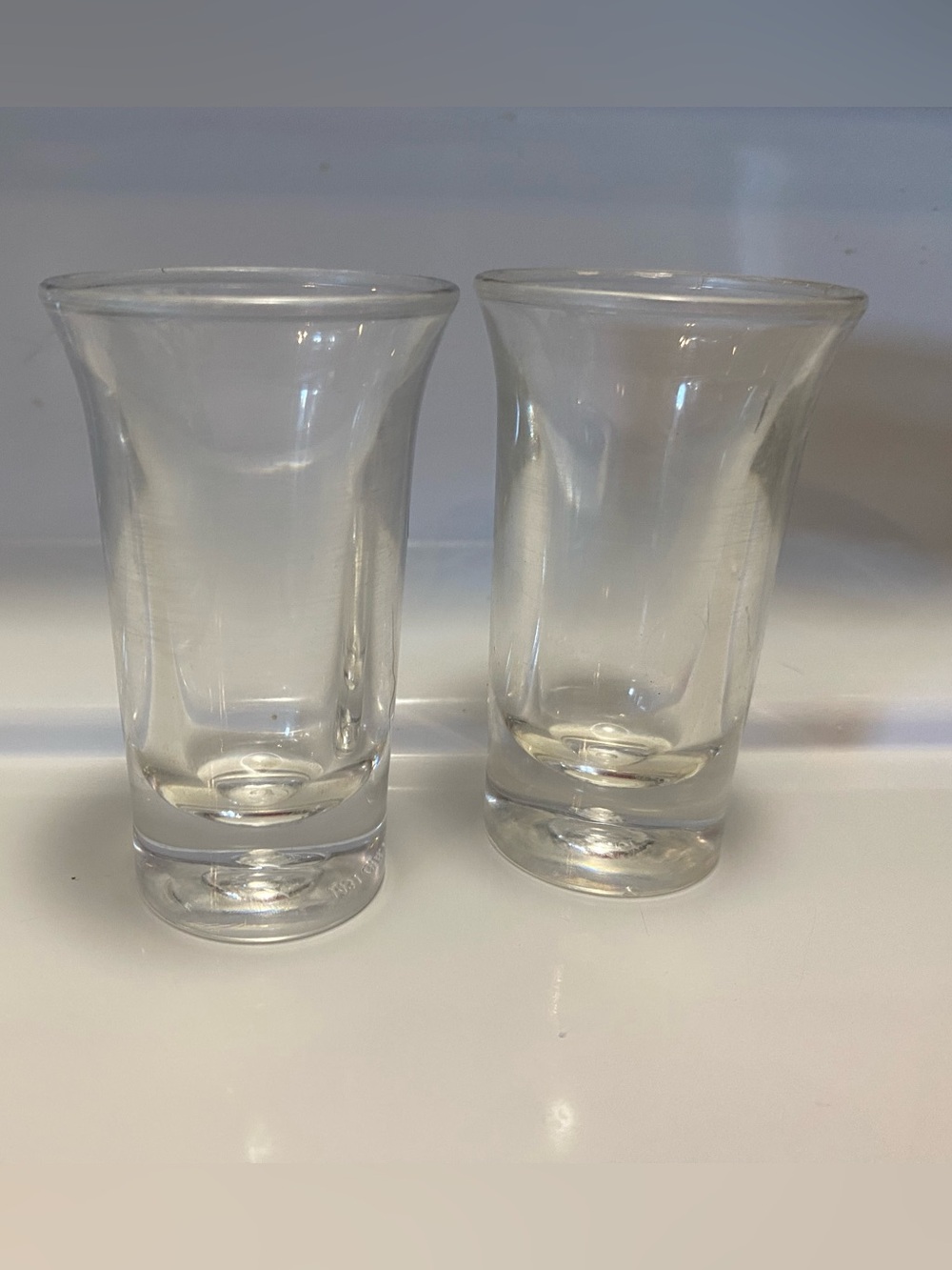 Clear Shot Glasses - Set of 2